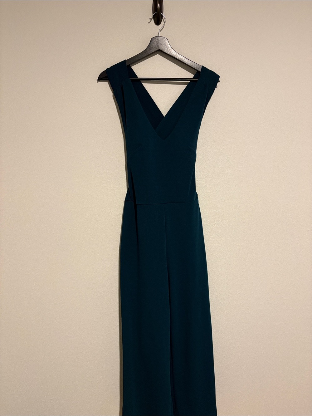 Speechless Hunter Green V-Neck Sleeveless Jumpsuit